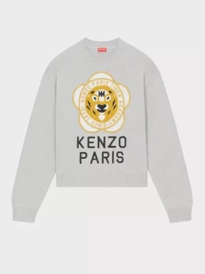 Zdjęcie produktu Kenzo Szary sweter z logo