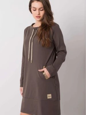 Zdjęcie produktu Khaki sukienka z kieszeniami Holly RELEVANCE