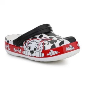 Zdjęcie produktu Klapki Crocs Fl 101 Dalmatians Kids Clog 207483-100 białe czarne czerwone
