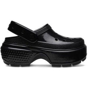 Zdjęcie produktu Klapki damskie Crocs Stomp High Shine Clog Blk