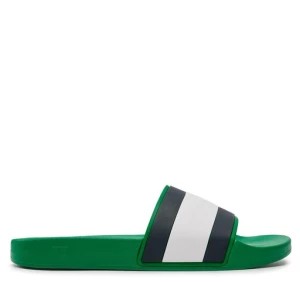 Zdjęcie produktu Klapki Tommy Jeans Rubber Th Flag Pool Slide FM0FM04263 Zielony