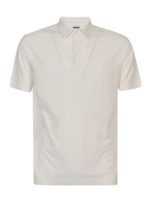 Zdjęcie produktu Klasyczna Biała Koszulka Polo Zanone