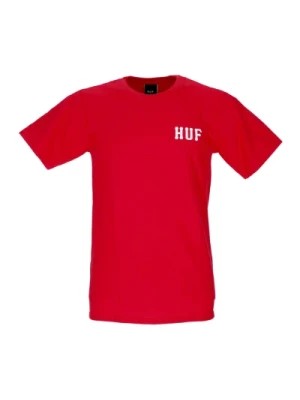 Zdjęcie produktu Klasyczna H Koszulka - Czerwony Streetwear HUF