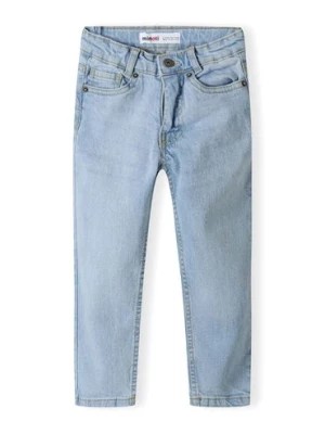 Zdjęcie produktu Klasyczne jasnoniebieskie spodnie jeansowe dla chłopca Minoti