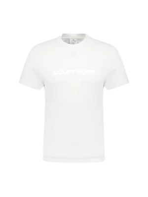Zdjęcie produktu Klasyczny Biały T-shirt dla Mężczyzn Courrèges