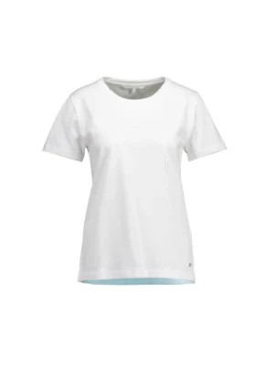 Zdjęcie produktu Klasyczny Biały T-shirt z Okrągłym Dekoltem Damski Xandres