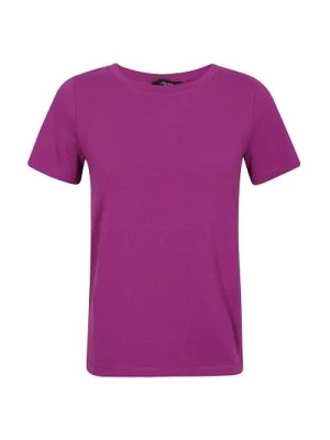 Zdjęcie produktu Klasyczny Fioletowy T-shirt z Bawełny Max Mara Weekend