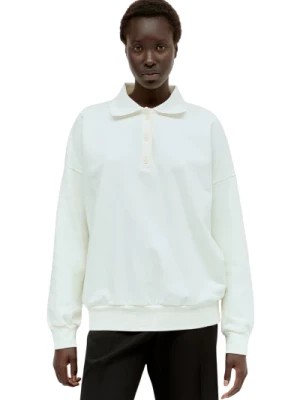 Zdjęcie produktu Klasyczny Polo Sweatshirt z Bawełnianego Jerseyu The Row