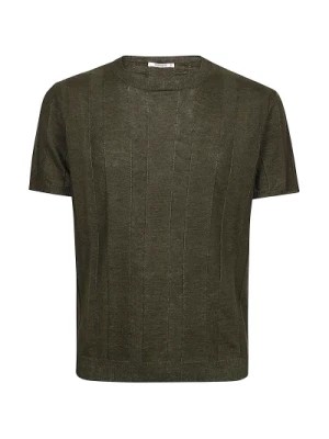 Zdjęcie produktu Klasyczny T-shirt z lnianym dekoltem Kangra
