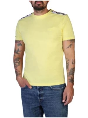 Zdjęcie produktu Klasyczny T-shirt z Okrągłym Dekoltem i Logo Moschino