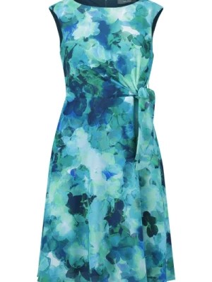 Zdjęcie produktu Koktajlowa sukienka z kwiatowym chiffonem vera mont
