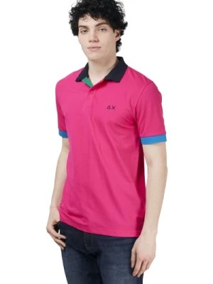 Zdjęcie produktu Kolekcja fioletowych koszulek polo dla mężczyzn Sun68