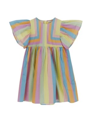 Zdjęcie produktu Kolorowa Sukienka z Rękawem Anioła Stella McCartney