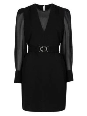 Zdjęcie produktu Kontrastowa Sukienka Sheer - Kobiecy i Zmysłowy Wygląd Dante 6