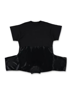 Zdjęcie produktu Kontrastowa Sukienka z T-shirtem dla Dziewczynek MM6 Maison Margiela