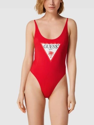 Zdjęcie produktu Kostium kąpielowy z nadrukiem z logo Guess