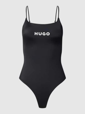 Zdjęcie produktu Kostium kąpielowy z nadrukiem z logo model ‘Pure’ HUGO