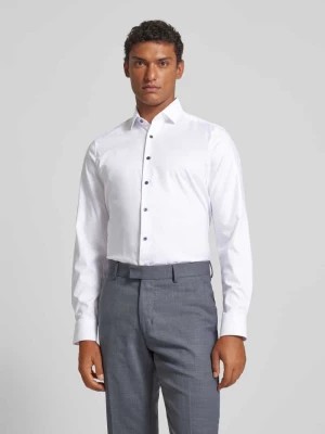 Zdjęcie produktu Koszula biznesowa o kroju body fit z delikatnie fakturowanym wzorem OLYMP Level Five