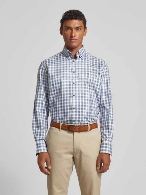 Zdjęcie produktu Koszula biznesowa o kroju comfort fit w kratę Eterna