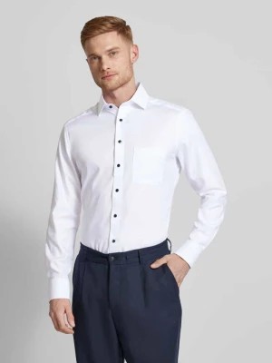 Zdjęcie produktu Koszula biznesowa o kroju modern fit w jednolitym kolorze model ‘Bergamo’ Olymp