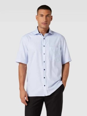 Zdjęcie produktu Koszula biznesowa o kroju regular fit z fakturowanym wzorem model ‘KENT’ Eterna