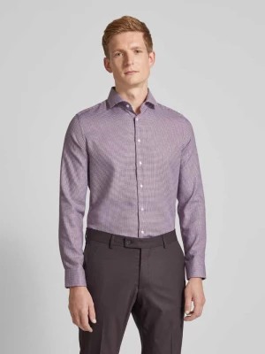 Zdjęcie produktu Koszula biznesowa o kroju slim fit z fakturowanym wzorem seidensticker