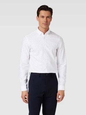 Zdjęcie produktu Koszula biznesowa o kroju slim fit z wyhaftowanym logo model ‘OXFORD’ CK Calvin Klein