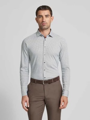 Zdjęcie produktu Koszula biznesowa o kroju slim fit ze wzorem na całej powierzchni Desoto