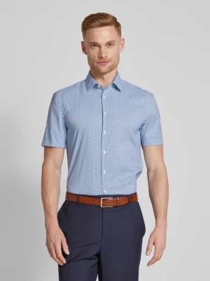 Zdjęcie produktu Koszula biznesowa o kroju slim fit ze wzorem na całej powierzchni Jake*s