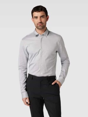 Zdjęcie produktu Koszula biznesowa o kroju slim fit ze wzorem na całej powierzchni model ‘Elisha’ HUGO
