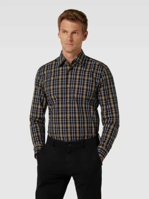 Zdjęcie produktu Koszula biznesowa o kroju slim fit ze wzorem w kratę model ‘Hank’ Boss