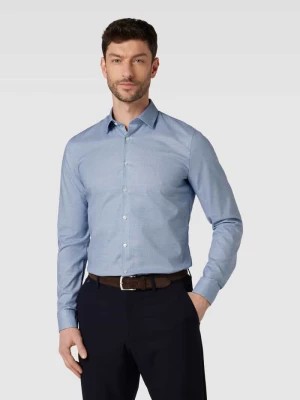 Zdjęcie produktu Koszula biznesowa o kroju super slim fit z drobnym wzorem model ‘Urban’ OLYMP No. Six