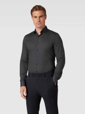 Zdjęcie produktu Koszula biznesowa o kroju super slim fit z fakturowanym wzorem OLYMP No. Six