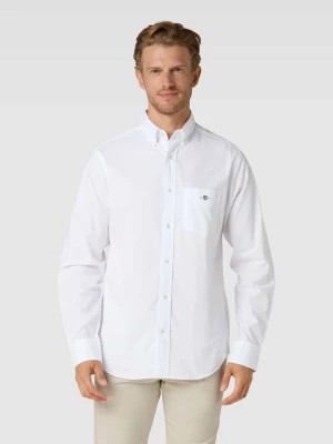Zdjęcie produktu Koszula casualowa o kroju regular fit z kieszenią na piersi model ‘POPLIN’ Gant