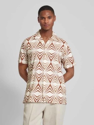 Zdjęcie produktu Koszula casualowa o kroju regular fit ze wzorem na całej powierzchni Selected Homme