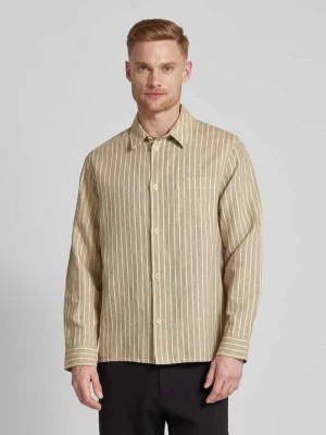 Zdjęcie produktu Koszula casualowa o kroju regular fit ze wzorem w paski model ‘Casual’ Rotholz