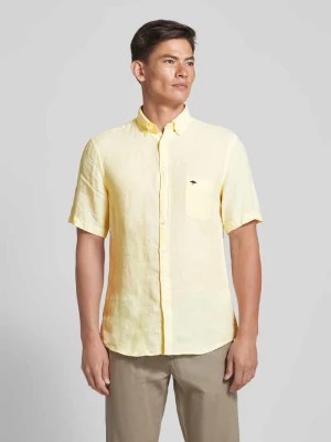 Zdjęcie produktu Koszula casualowa z lnu z kołnierzykiem typu button down model ‘Summer’ FYNCH-HATTON