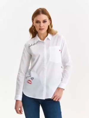 Zdjęcie produktu Koszula o luźnym kroju z kobiecym nadrukiem TOP SECRET