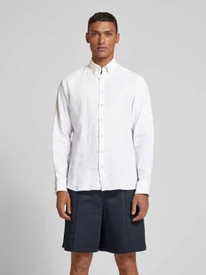 Zdjęcie produktu Koszula lniana o kroju modern fit z kołnierzykiem typu button down model ‘Dirk’ BRAX