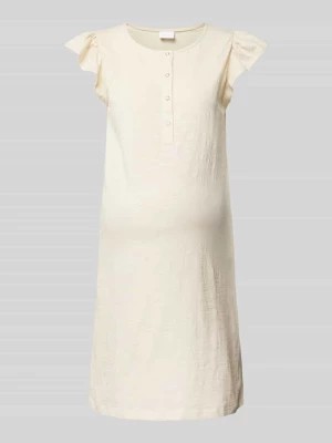 Zdjęcie produktu Koszula nocna ciążowa z krótką listwą na zatrzaski model ‘Maternity’ Mamalicious