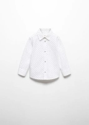 Zdjęcie produktu Koszula regular fit z bawełny z nadrukiem MANGO BABY