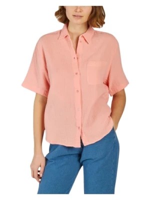 Zdjęcie produktu Koszula Ventura w kolorze Corail - Klasyczny krój, Krótkie rękawy Masscob