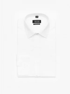 Zdjęcie produktu koszula versone 90001 długi rękaw custom fit biała Recman