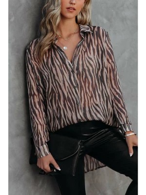 Zdjęcie produktu Milan Kiss Koszula w kolorze brązowo-czarnym rozmiar: XL