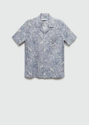 Zdjęcie produktu Koszula z 100% bawełny z kwiatowym wzorem mango man