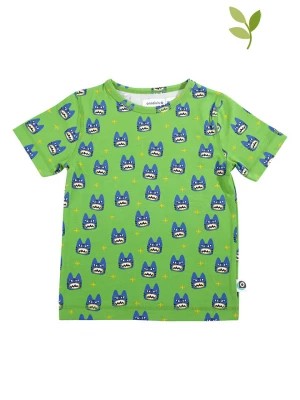 Zdjęcie produktu ONNOLULU Koszulka "Adam Tiger" w kolorze zielonym rozmiar: 98/104