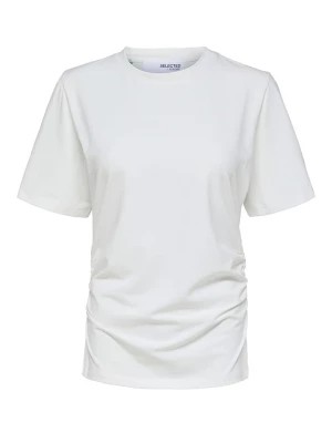 Zdjęcie produktu SELECTED FEMME Koszulka "Chloe" w kolorze białym rozmiar: XXL