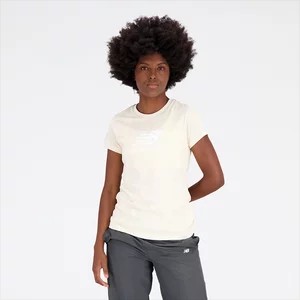 Zdjęcie produktu Koszulka damska New Balance WT31546TCM - beżowa