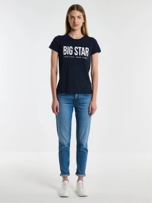 Zdjęcie produktu Koszulka damska z nadrukiem granatowa Brigida 403 BIG STAR