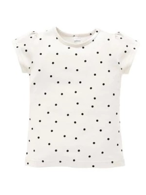 Zdjęcie produktu Koszulka dziewczęca écru w groszki TRES BIEN - Pinokio